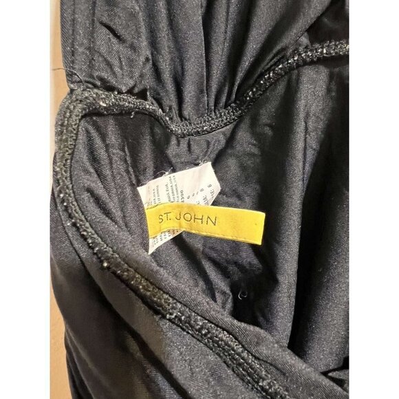 St.  JOHN women's black tie-up swimsuit Size 6 - Picture 7 of 8